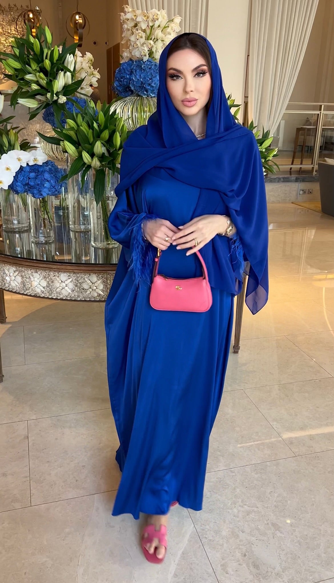 Ayesha Blue Kaftan