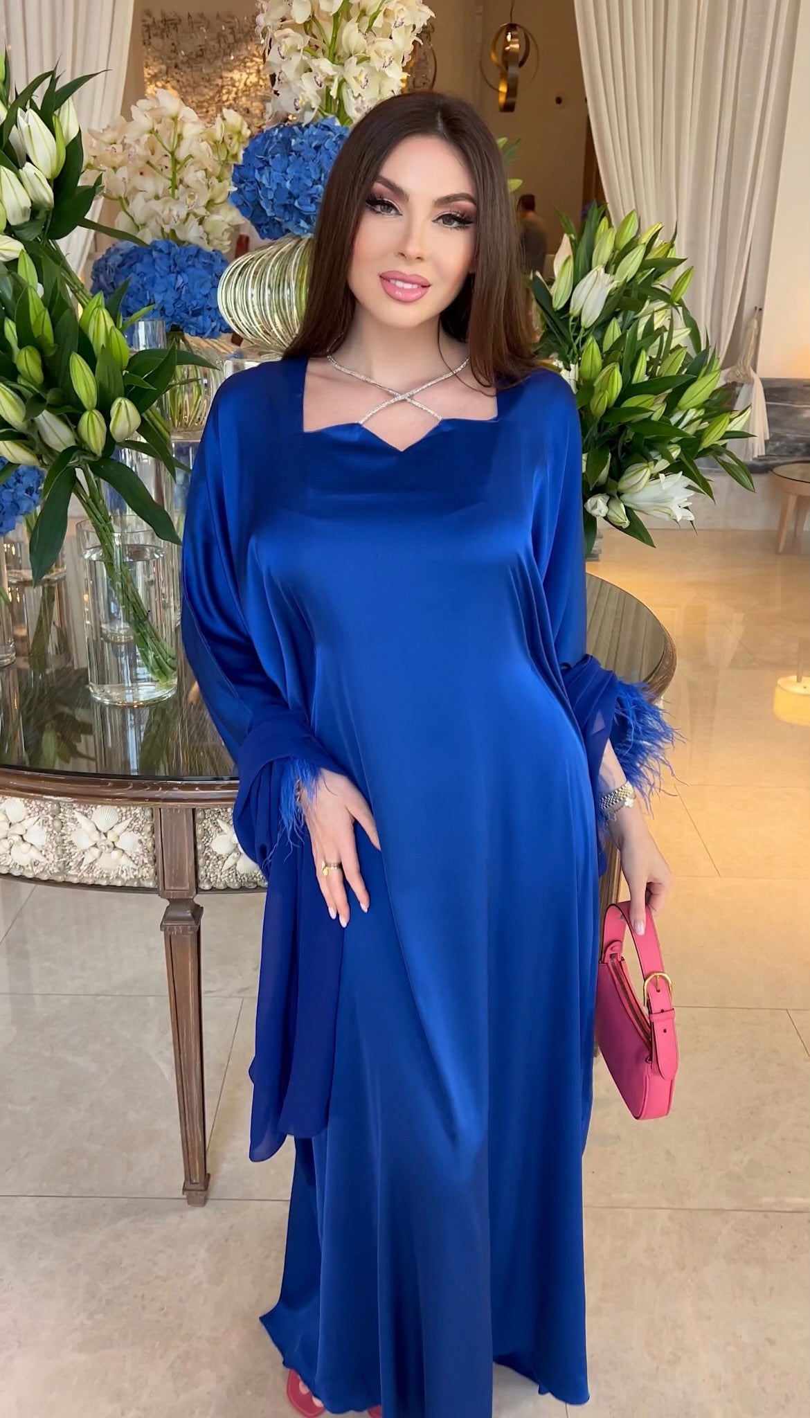 Ayesha Blue Kaftan