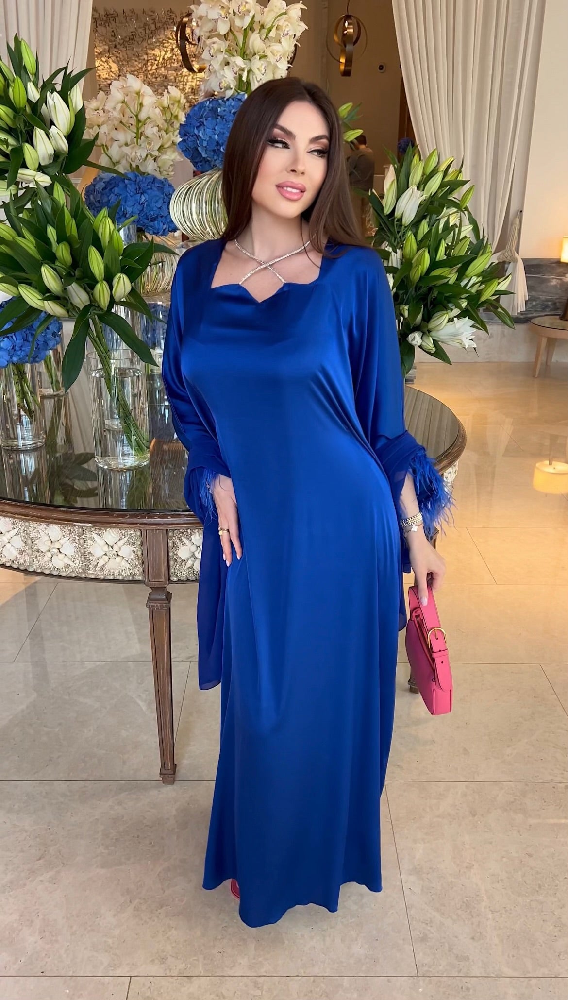 Ayesha Blue Kaftan