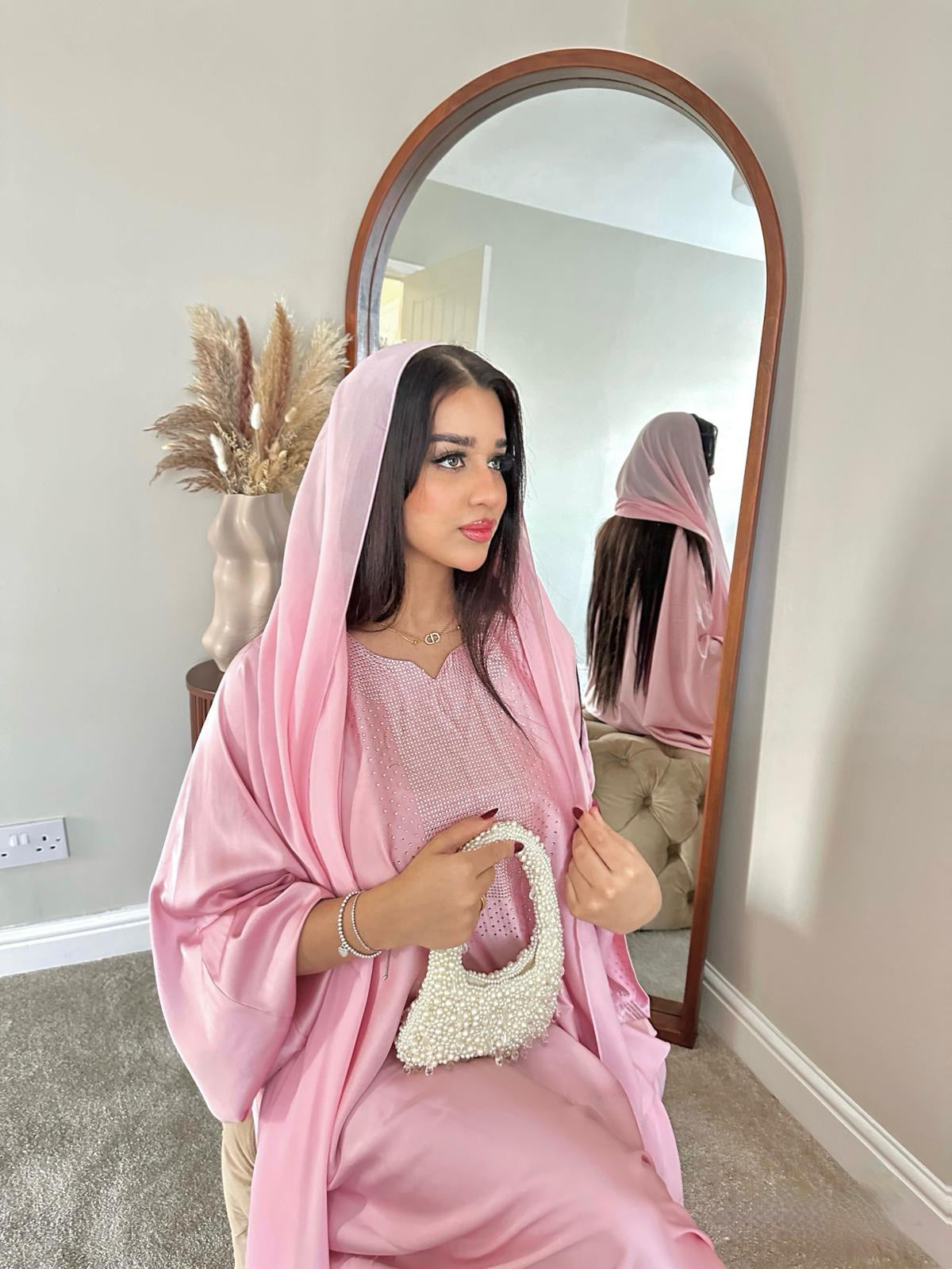 Hana Pink Kaftan